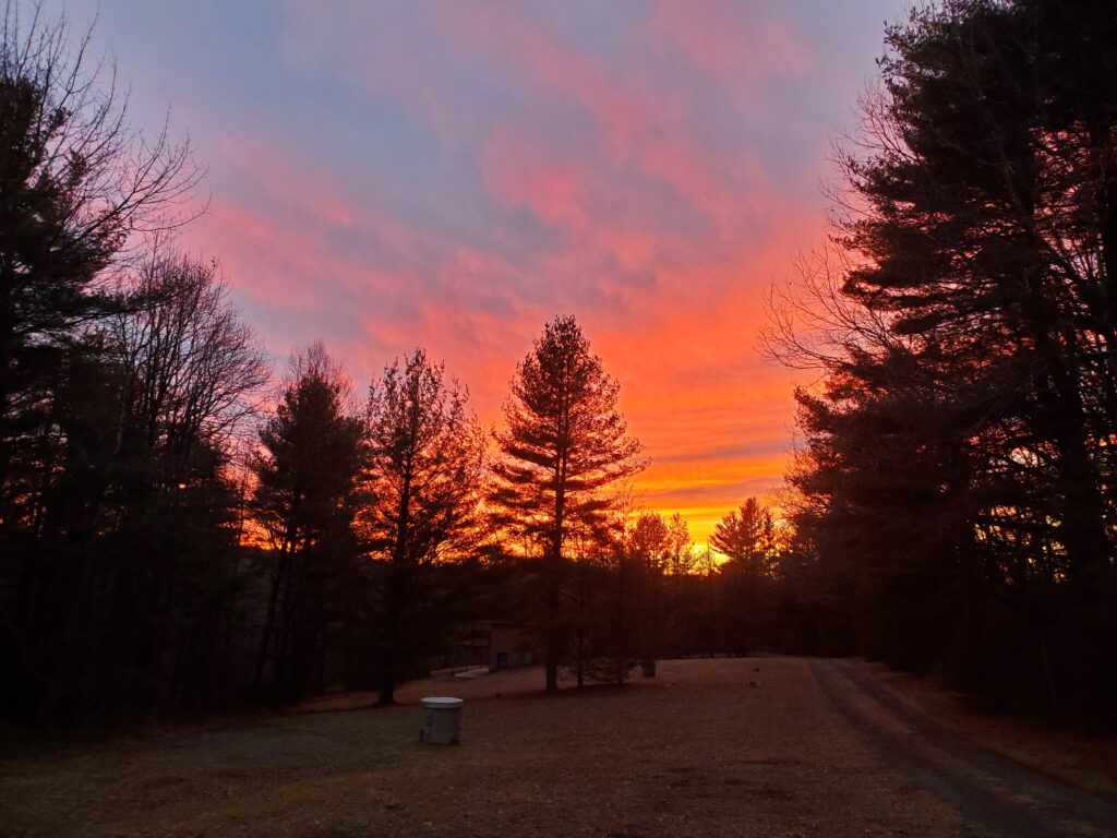 Sunset On Liberty Ridge