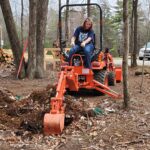 Me on the Tractor - New Get Lit Pit area